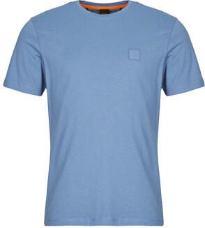 Boss Orange T-shirt Tales met boss-borduursel op de borst