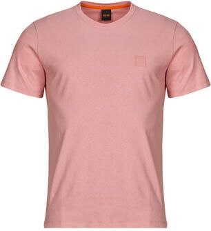 Boss Orange T-shirt Tales met boss-borduursel op de borst - Foto 6