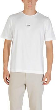 BOSS ORANGE Heren Polo's & T-shirts Tchup 10242929 01 Wit - Foto 7