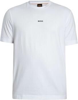 BOSS ORANGE Heren Polo's & T-shirts Tchup 10242929 01 Wit - Foto 8