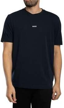 BOSS ORANGE Heren Polo's & T-shirts Tchup 10242929 01 Donkerblauw - Foto 8