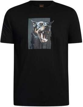 Boss Orange Slim fit T-shirt van puur katoen model 'TE_DOBERMANN'