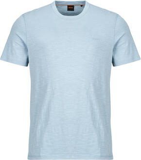 Boss Orange Regular fit T-shirt van gestructureerd katoen Model 'TEGOOD' - Foto 4
