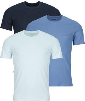Boss Slim fit T-shirts van puur katoen in set van 3 - Foto 4