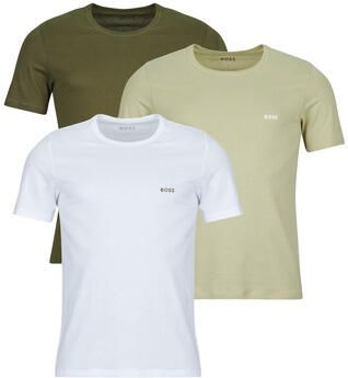 Boss Slim fit T-shirts van puur katoen in set van 3 - Foto 5
