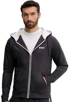 Boss Trainingsjack Full Zip Hooded Track Top Jacket Dark Grey - Foto 1