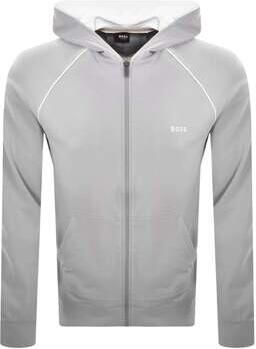 Boss Trainingsjack Mix Match Hooded Track Top Jacket Light Pastel Grey