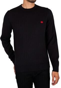 HUGO Gebreide pullover met labelbadge model 'San Cassius' - Foto 3