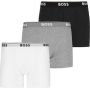 BOSS Lange boxershort BRIEF 3 PACK met in kleur bijpassende weefband (3 stuks) - Thumbnail 6