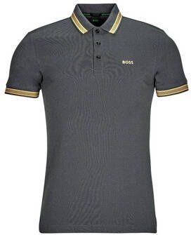 Hugo Boss Grijze poloshirt met korte mouwen Gray Heren