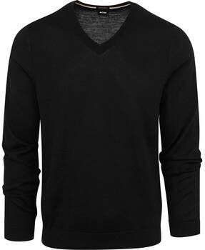 Boss Sweater Pullover Melba Wol Zwart