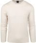Boss Gebreide pullover van scheerwol met labelstitching model 'Otto' - Thumbnail 1