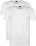 BOSS BLACK Heren Polo's & T-shirts Tshirtrn 2p Modern Wit - Thumbnail 1