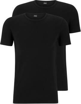 BOSS BLACK Heren Polo's & T-shirts Tshirtrn 2p Modern Zwart