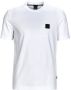Hugo Boss T-shirt met logo patch en geribbelde ronde hals White Heren - Thumbnail 2