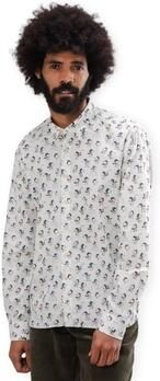 Brava Fabrics Overhemd Lange Mouw Peanuts Flying Ace Shirt Ecru
