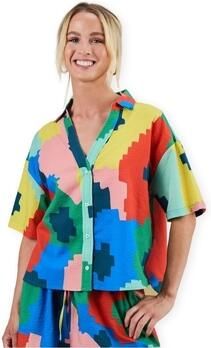 Brava Fabrics Overhemd Maxi Flowers Oversized Shirt
