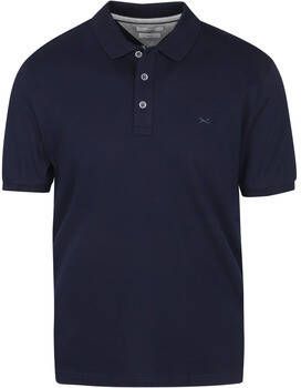 BRAX T-shirt Polo Pete Donkerblauw