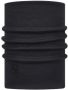 Buff merino heavywight merino wool sjaal zwart - Thumbnail 1