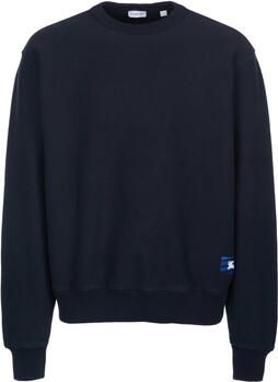 Burberry Zwarte Crew Neck Sweater Equestrian Knight Black Heren