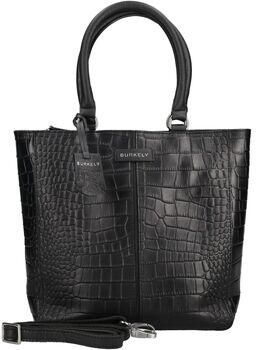 BURKELY leren shopper Cool Colbie zwart