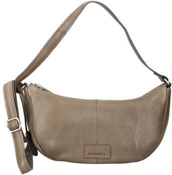 BURKELY leren crossbody tas Soft Skylar taupe