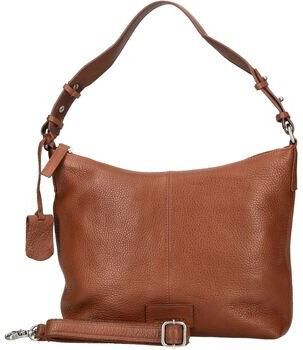 BURKELY leren schoudertas Soft Skylar bruin - Foto 4