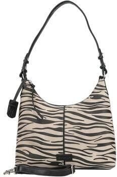 BURKELY schoudertas Animo met zebraprint beige zwart - Foto 4