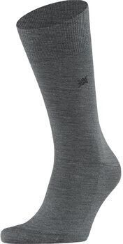Burlington Socks Leeds Wolmix Grijs 3070