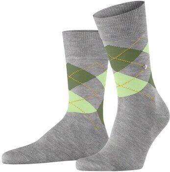 Burlington Socks Manchester Sok Ruit Grijs - Foto 5
