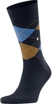 Burlington Socks Wol Edinburgh Blauw 6124
