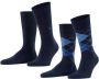Burlington sokken Everyday Mix set van 2 donkerblauw - Thumbnail 1