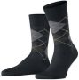 Burlington Sokken met ruitmotief model 'MANCHESTER' - Thumbnail 1