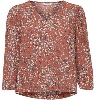 B.Young Damesblouse Byflaminia Leo Brown Dames