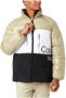 Calvin Klein Colorblock Puffer Jas White Heren - Thumbnail 1
