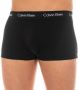 Calvin Klein Lage Boxershorts Set van 3 Marineblauw Sportief Ontwerp Blue Heren - Thumbnail 8