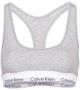 Calvin Klein Sportieve Grijze Sportbeha met Rubberen Letters Gray Dames - Thumbnail 3