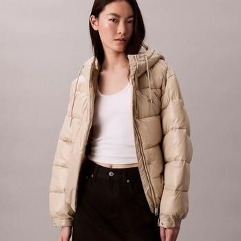 Calvin Klein Jeans Gewatteerd jack met logo model 'SHINE PUFFER JACKET'