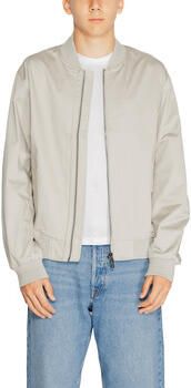 Calvin Klein Katoenmix Jas Heren Herfst Winter Collectie Gray Heren