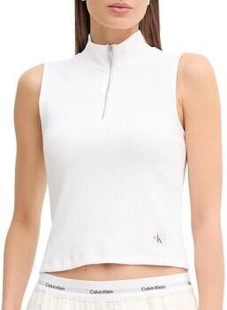 Calvin Klein Jeans Blouse A- WOVEN LABEL SL QZ LV047C909G - Foto 2