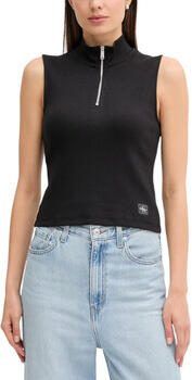 Calvin Klein Jeans Top met opstaande kraag en ritssluiting - Foto 9