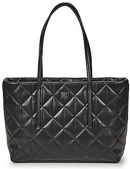 CK Calvin Klein Tote bag met logodetail model 'Quilted'