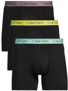Calvin Klein Boxershort BOXER BRIEF 3PK met langere pijpen & logo-elastische tailleband (Set van 3) - Foto 8