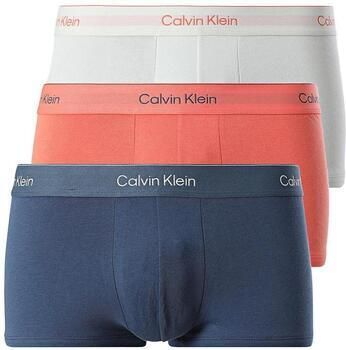 Calvin Klein Underwear Boxershort met logostitching in een set van 3 stuks model 'Low Rise'