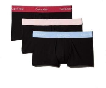 Calvin Klein Underwear Boxershort met logostitching in een set van 3 stuks model 'Low Rise' - Foto 2