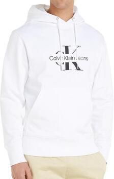 Calvin Klein Geborsteld sweatshirt met centrale zak White Heren - Foto 2