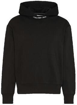 Calvin Klein Zwarte Logo Tape Hoodie voor Heren Black Heren - Foto 3