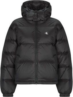 Calvin Klein Jeans Regular fit gewatteerd jack met logoprint model 'Midweight'