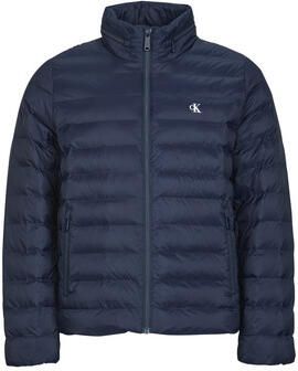 Calvin Klein Gewatteerde jas LS NYLN MD WT HDD F Regular fit met capuchon in de kraag
