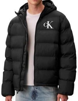 Calvin Klein Jeans Regular fit gewatteerd jack met logoprint model 'Monogram' - Foto 4